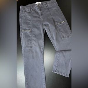 Pistola Cargo Zipper Pocket Style Grey Jeans Size 30 GUC